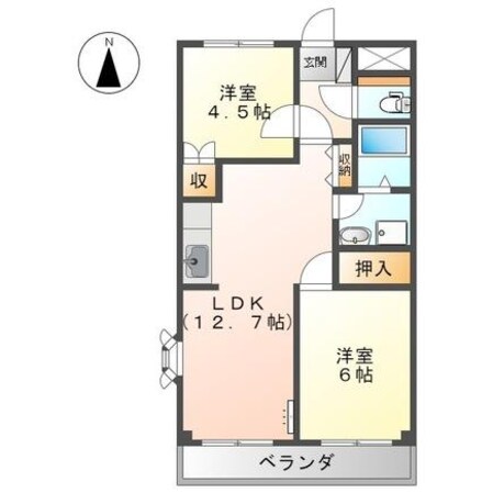 サンモリッツ・フジ（Ｔ）の物件間取画像